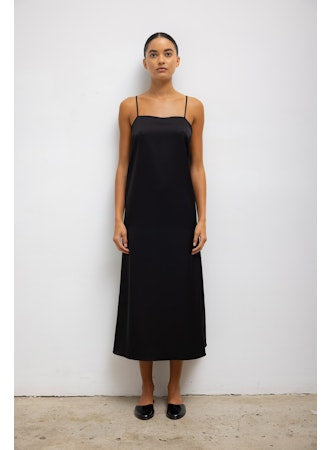 Leset Barb Cami Midi Dress - Black
