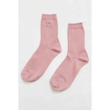 Le Bon Shoppe Embroidered Her Socks