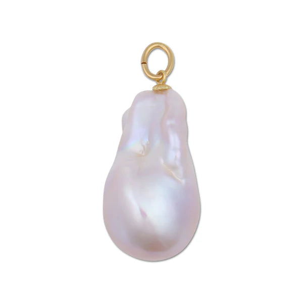 Hart Baroque Pearl on Slate Blue Cord Necklace