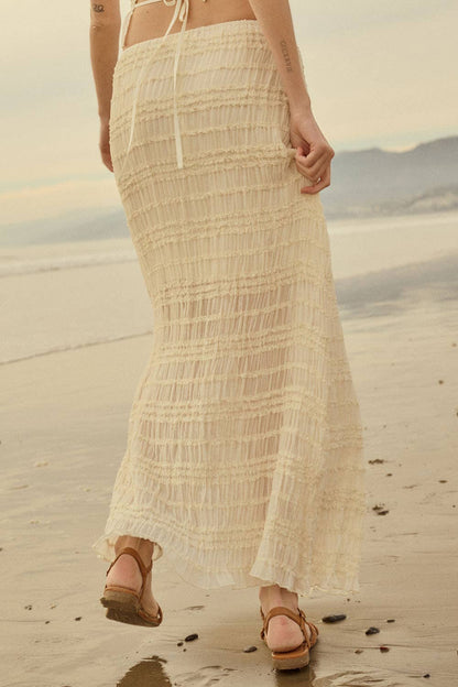 Ruffled Maxi Skirt