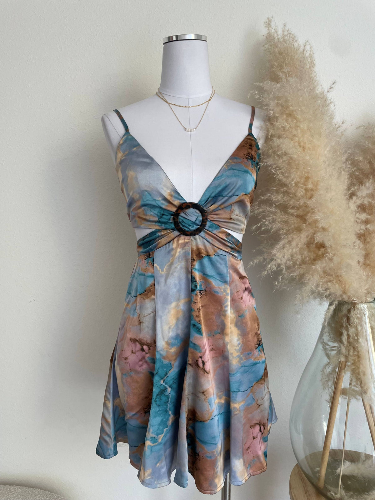 Godet Mini Dress