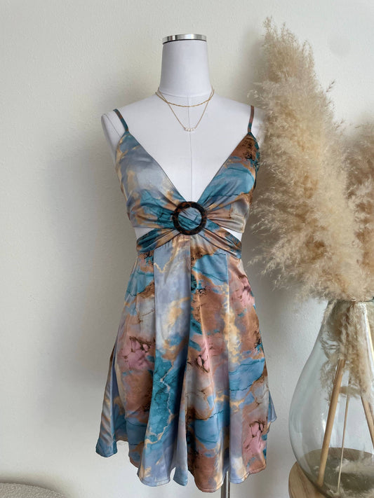 Godet Mini Dress