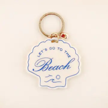 Freshwater Curated Goods Seashell Keychain