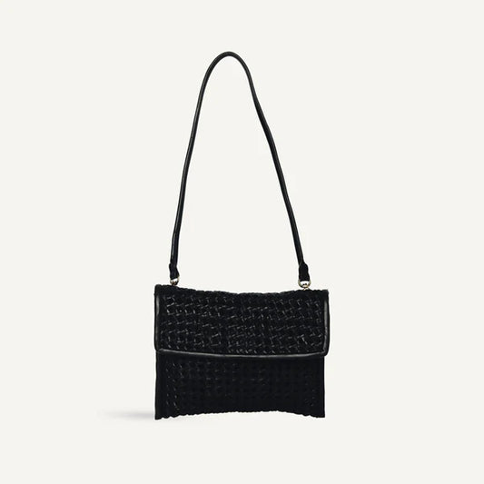 Bembien Larita Clutch Knotted Weave in Black