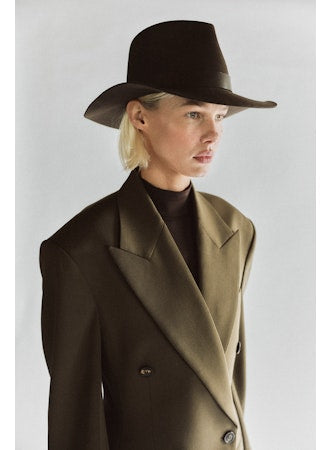 Janessa Leone Ross Hat - Chocolate