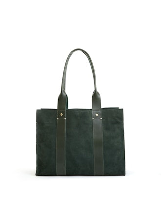 Clare V. Noemie Suede Bag - Green