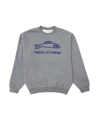 Clare V. Oversized Sardine Sweatshirt