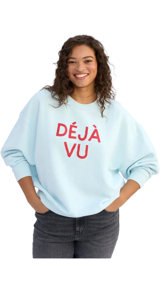 Clare V. Oversized Dejavu Sweatshirt