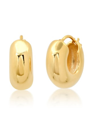 Tai Gold Vermeil Hollow Chunky Huggies