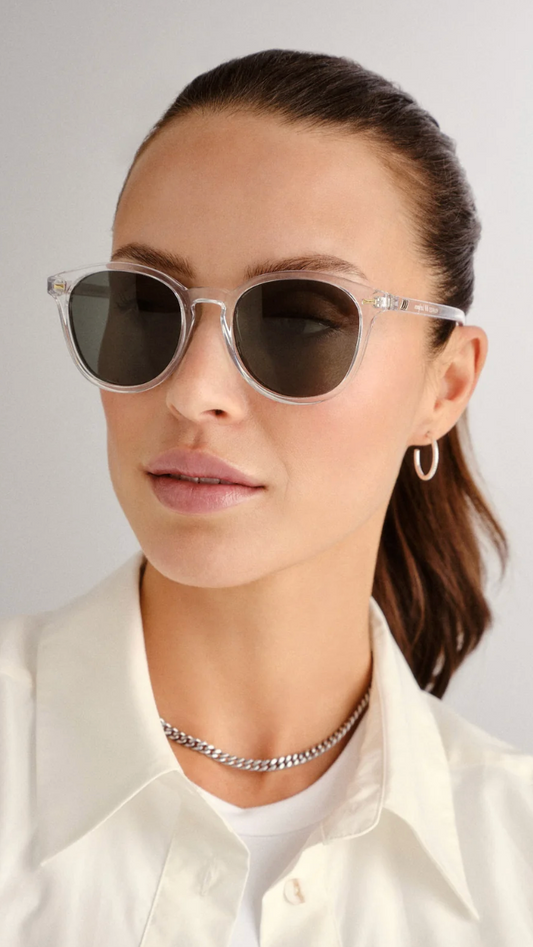 Le Specs Bandwagon Sunglasses - Clear