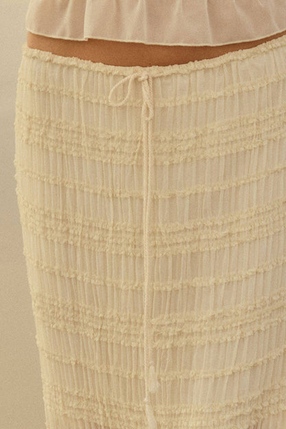 Ruffled Maxi Skirt