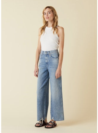 Le Jean Juliette Wide Leg Ankle - Sweet Dreams