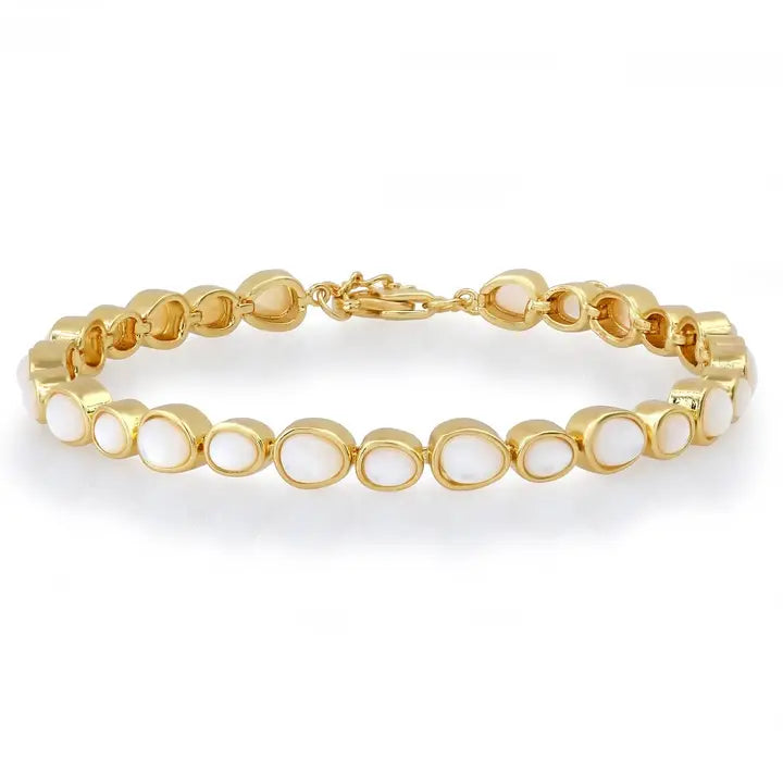 Tai Mother of Pearl Tennis Bracelet