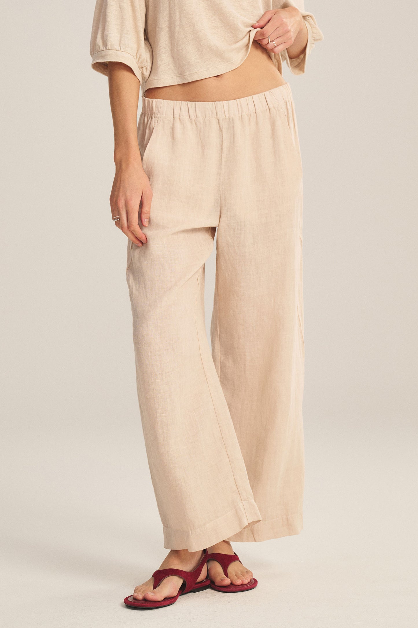 Velvet Lola Pant - Sand Castle