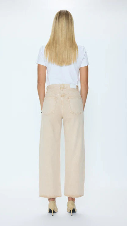 Pistola Tate High Rise Crop - Dune