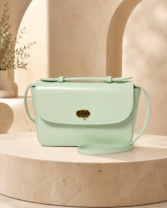 Clare V. Kathryn Box Bag - Mist