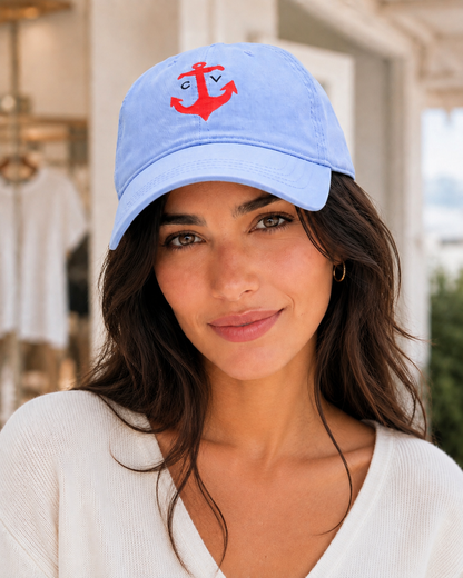 Clare V. Anchor Baseball Hat