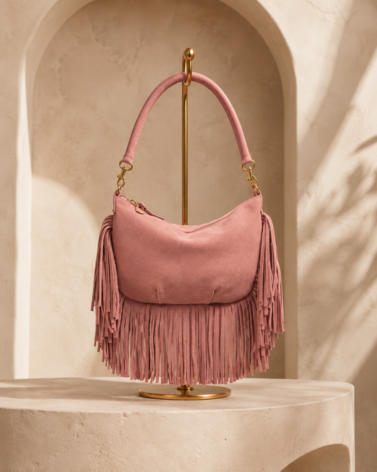 Clare V. Petit Moyan Messenger Bag - Rose Clay