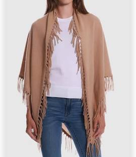 Minnie Rose Cashmere Fringe Shawl