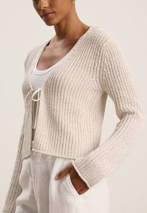 Velvet Thalia Tie Front Cardigan