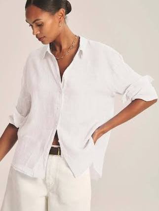 Velvet Brighton Shirt - Chalk