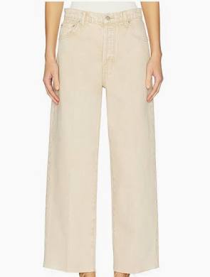 Pistola Tate High Rise Crop - Dune